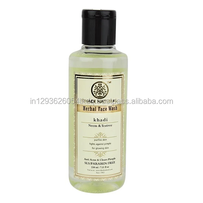 KHADI NATURAL HERBAL NEEM & TEATREE FACE WASH SLS & PARABEN FREE