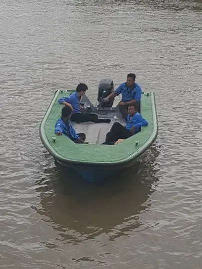 6m (22ft) small passenger boat transfer boats Tourism Water Taxi Boat cheap with Propeller Aluminum flat hull