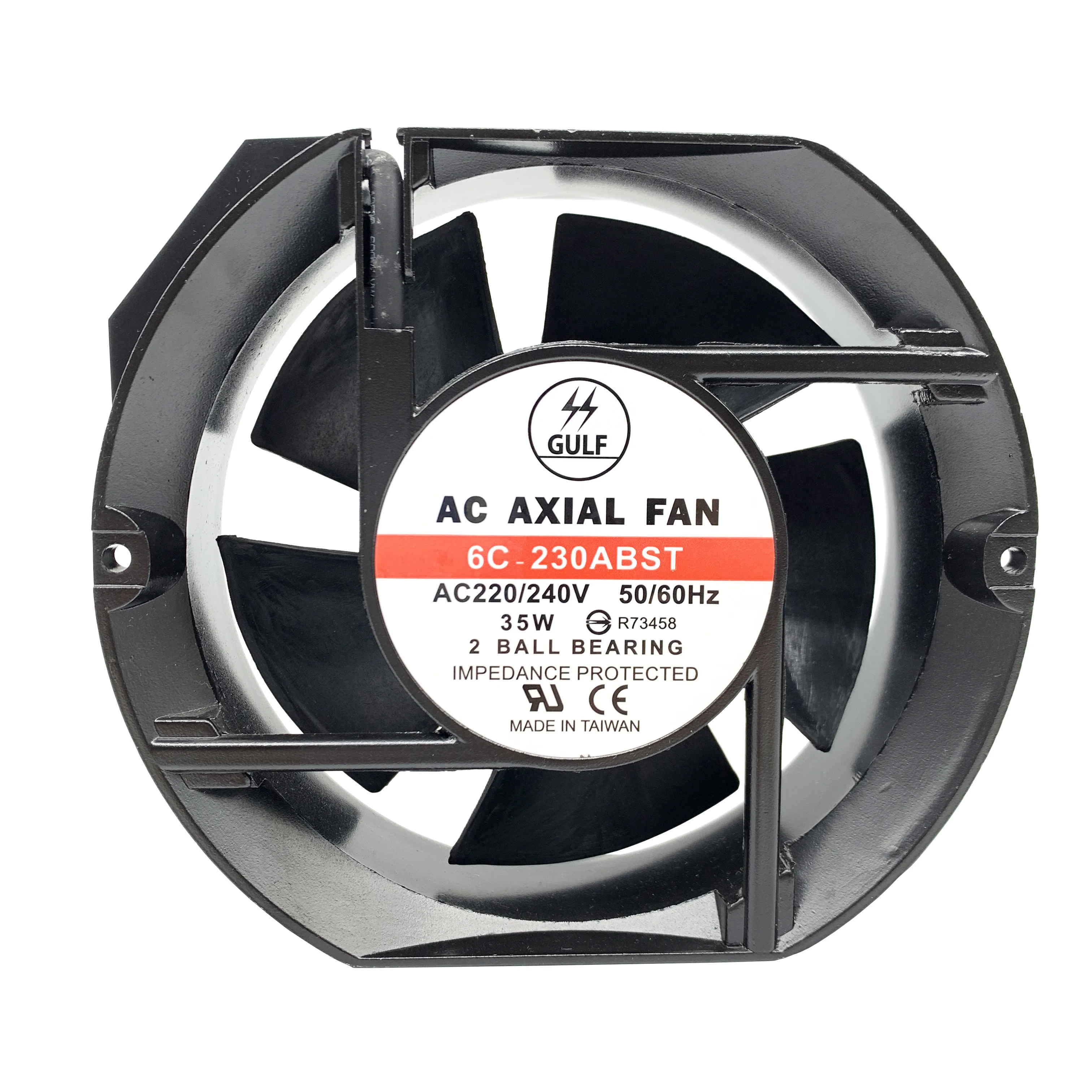Taiwan 172x150x51 2Ball AC Industrial Fan with UL