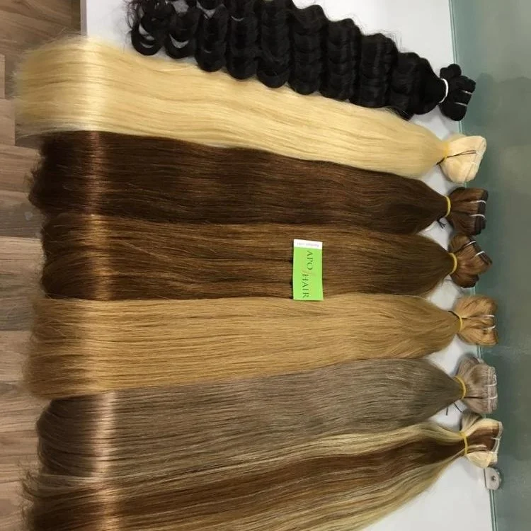
Russian Hair Color 100% Unprocessed Remy Human Hair Extensions 