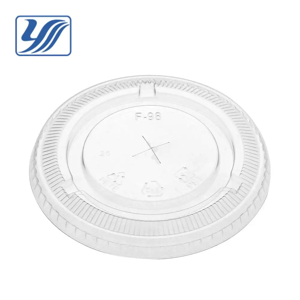 12oz 14oz 16oz PET plastic flat lid for 92mm cup
