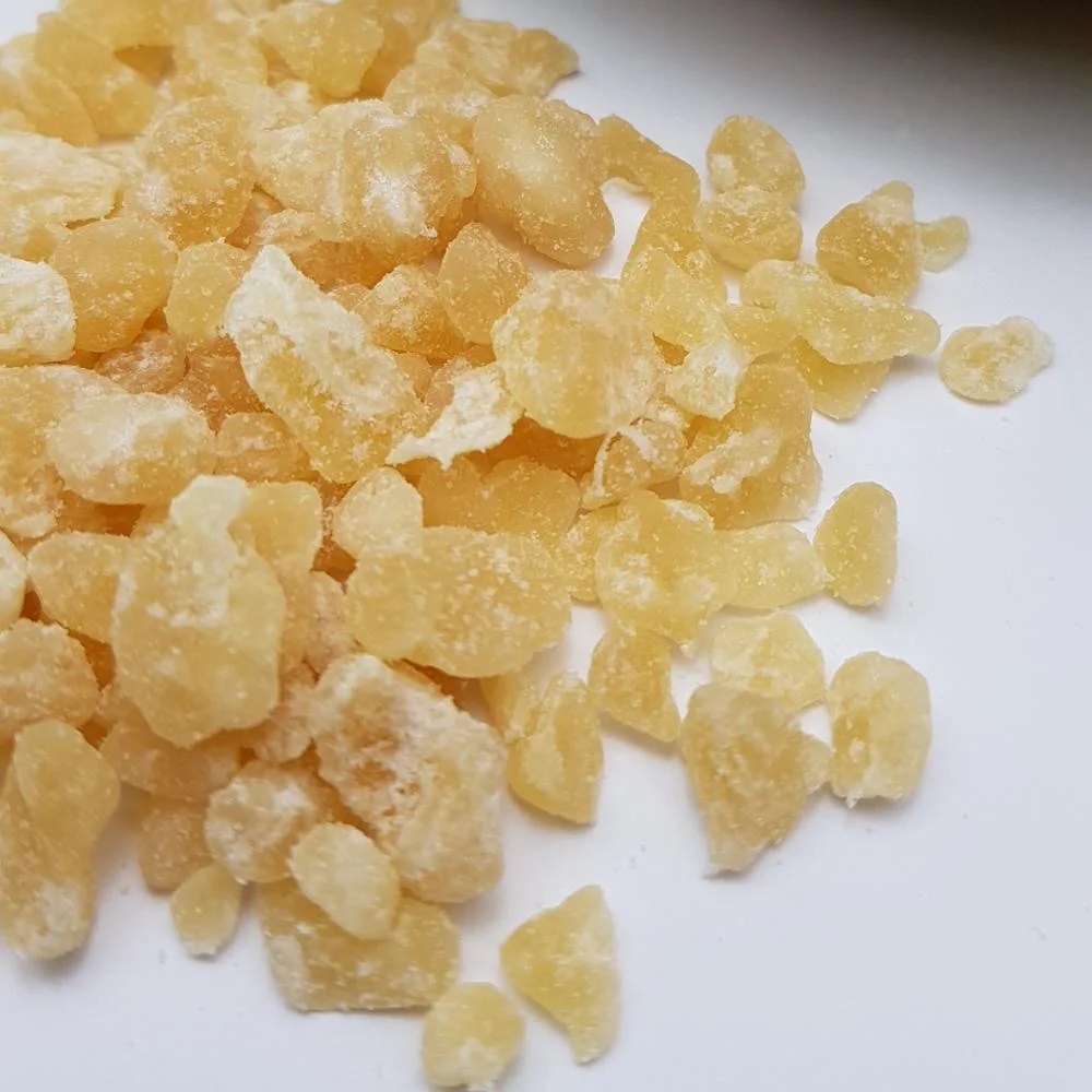 Dried dehydrated pineapple core irregular pieces 3-7mm Thailand