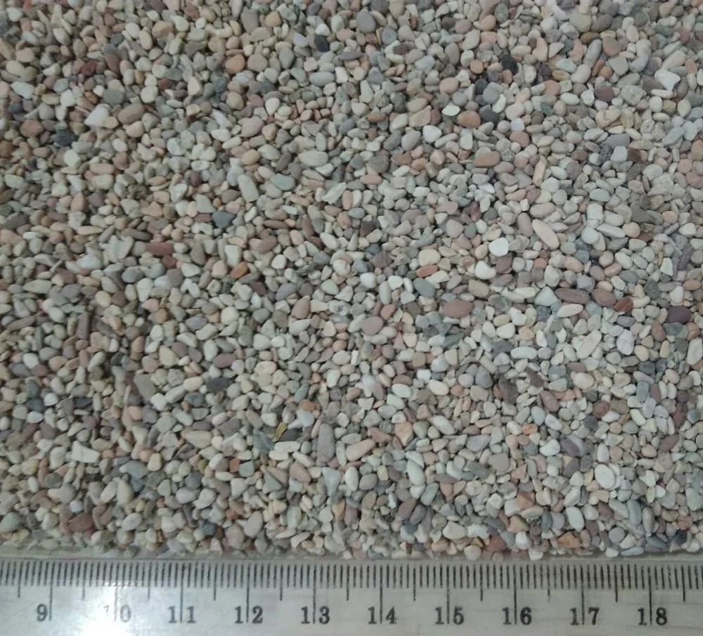 Best natural multicolor gravel stone for pebble wash