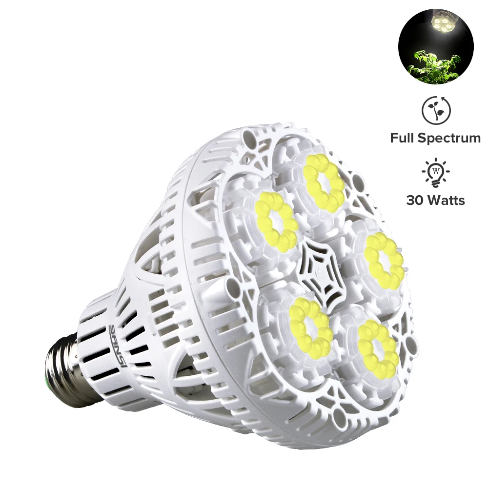 Sansi 30w Ceramic SMD Warm White Led Plant Grow Light