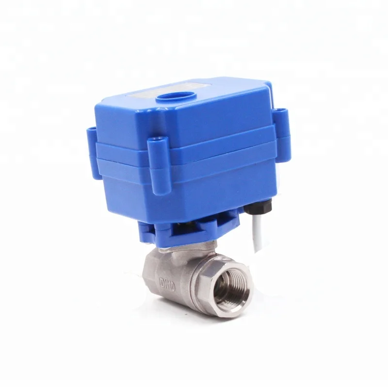 TF  Mini Motor 220V AC110V,AC120V Automatic Control 2 Way Brass Drain Shut Off System Water Valve