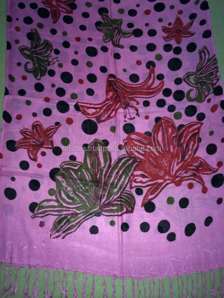 Autumn Collection Printed Viscose Pashmina Shawl/Hijab for Adults and Girls Soft Quality Cotton Square Length Popular Design