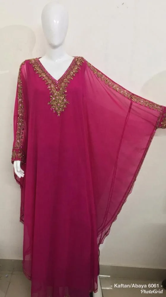 Trendy New Models DUBAI MOROCCAN STYLE Dress Party Wear Gown FARASHA ABAYA KAFTAN CAFTAN for Women Full Natural OEM Service