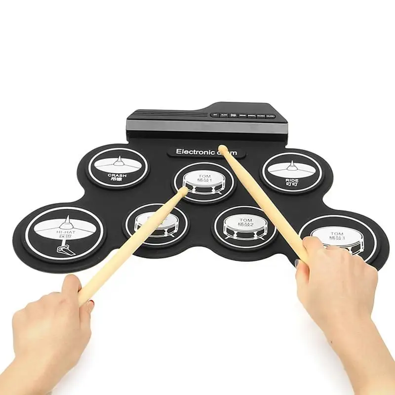 Non-toxic and harmless environmental protection silicone electronic digital drum electric electronic
