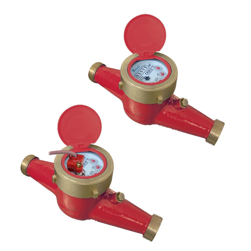 DN40 Multi-Jet Dry Dial HOT Water Meter with Pulse Output