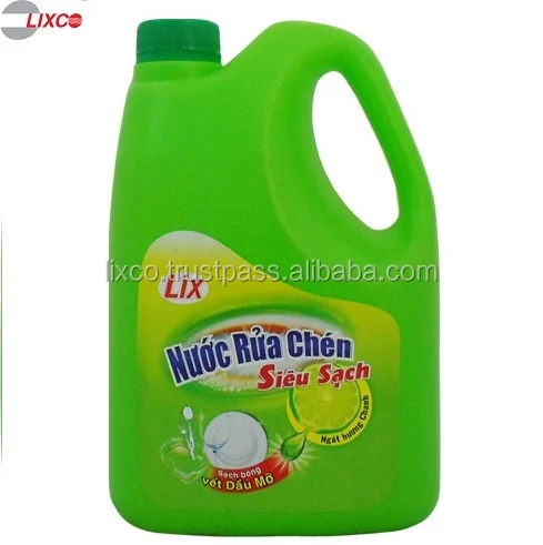 Super Clean Concentrated Dishwashing Liquid Lemon Scented Laundry Kitchen Cleaner Perfumed Liquid Detergent for Apparel Use