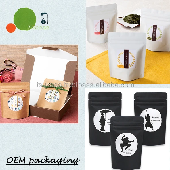 Organic JAS certified Japanese Matcha with variety OEM packaging