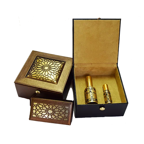 Private Label Skin Care Set Organic Products 100% Pure Argan Oil  in Moroccan handcraft giftbox Wholesales Oil