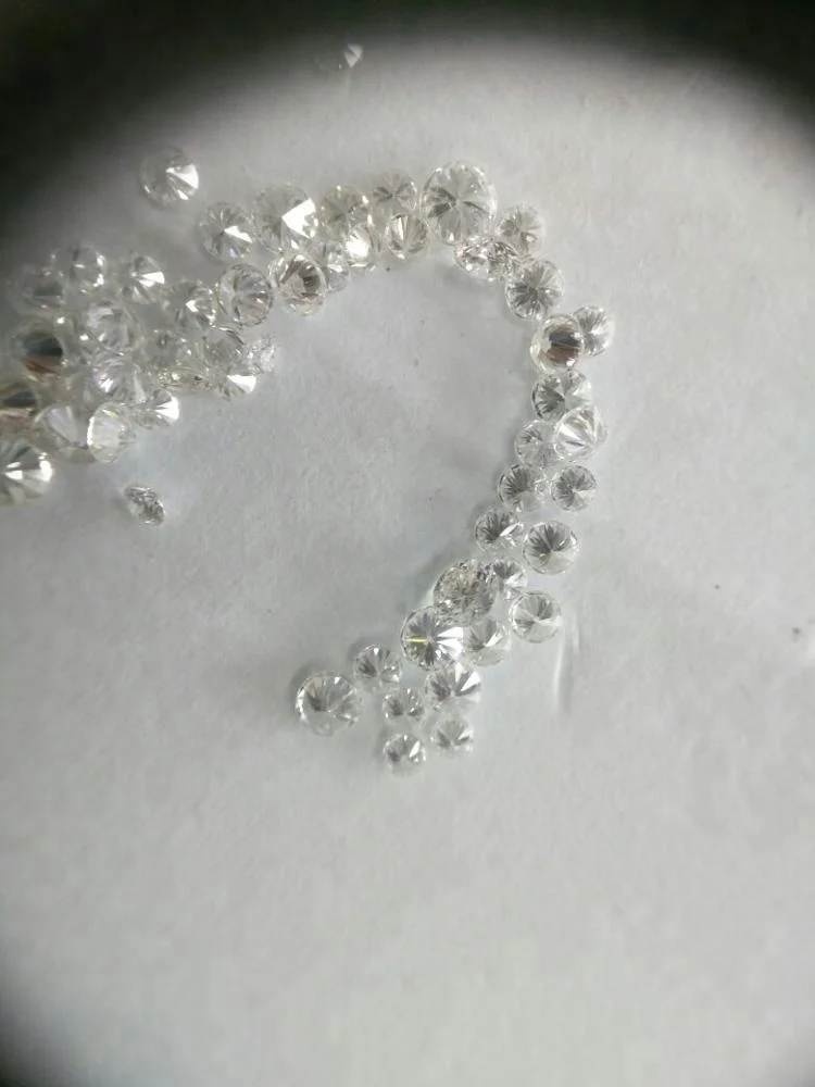 D-E-F COLOR VVS TO VS CLARITY 1.15 mm TO 1.20 mm  TCW 1.00 CT Genuine Round Brilliant Cut HPHT CVD Synthetic Diamonds From India