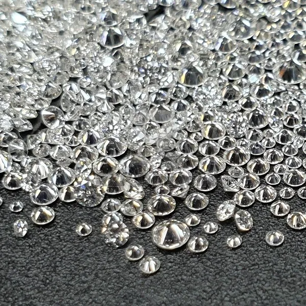 0.07 to 0.13 Ct Natural Brilliant Diamond H I VVS Purity GIA Certified Polished Loose Melee White Color Jewelry Applications
