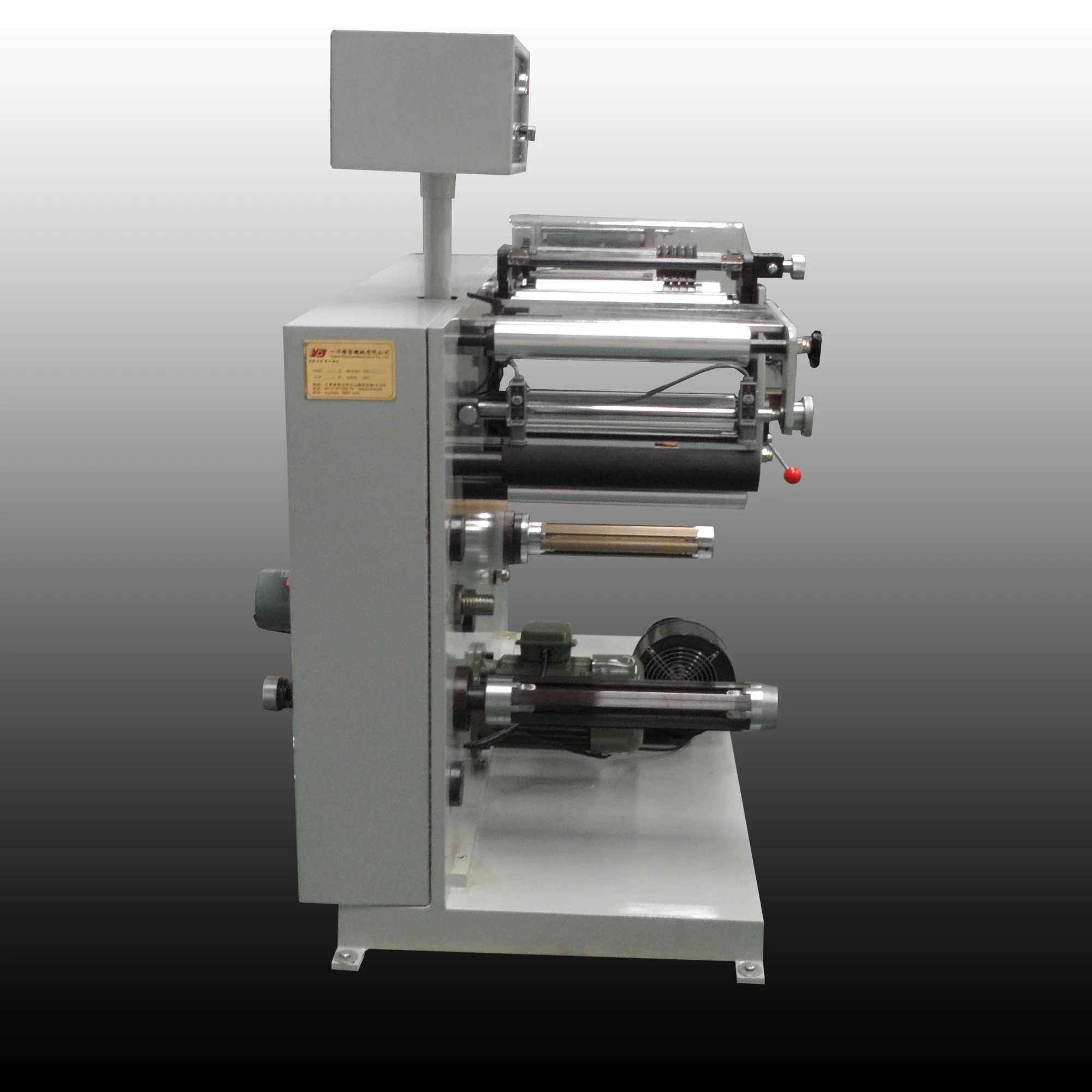 Has video PVC edge banding slitting machine,slitter rewinder