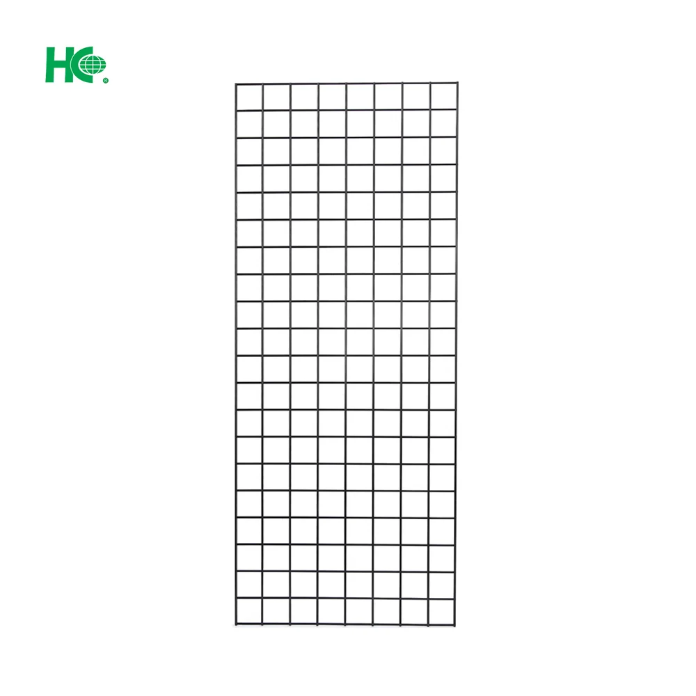 Wall grid organizer display rack