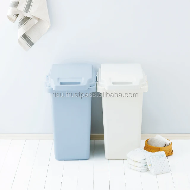 High quality and Functional Pet connectable trash can with rubber packing for deodorizing effect , with plastic bag holder