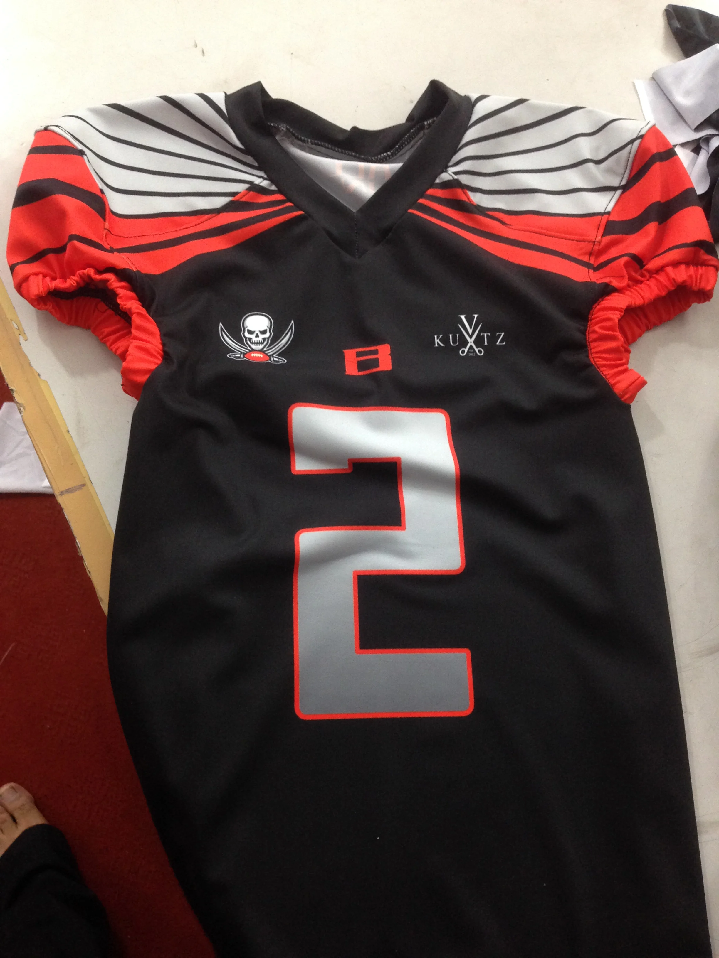 Top Quality 12 Panel Custom designed Sublimation Youth American Football league Uniforms Youth american football Jerseys