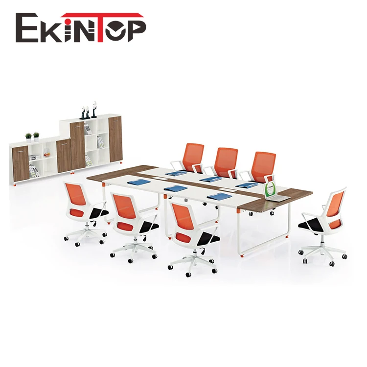 MELAMINE + METAL CONFERENCE DESK for style KM932