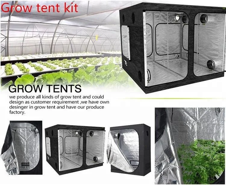  120x120x200 carpa культиватор для выращивания в помещении полный комплект гидро высокоотражающая ткань 1680d майлар 3x3 тент