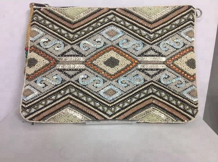 Beads Bags Ladies Pouch Bag Evening Party Clutch for women Beach Bag wholesale