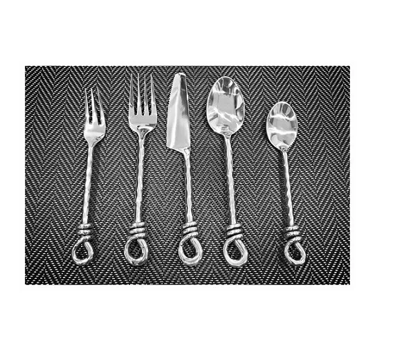 silver plated stainless steel cutlery