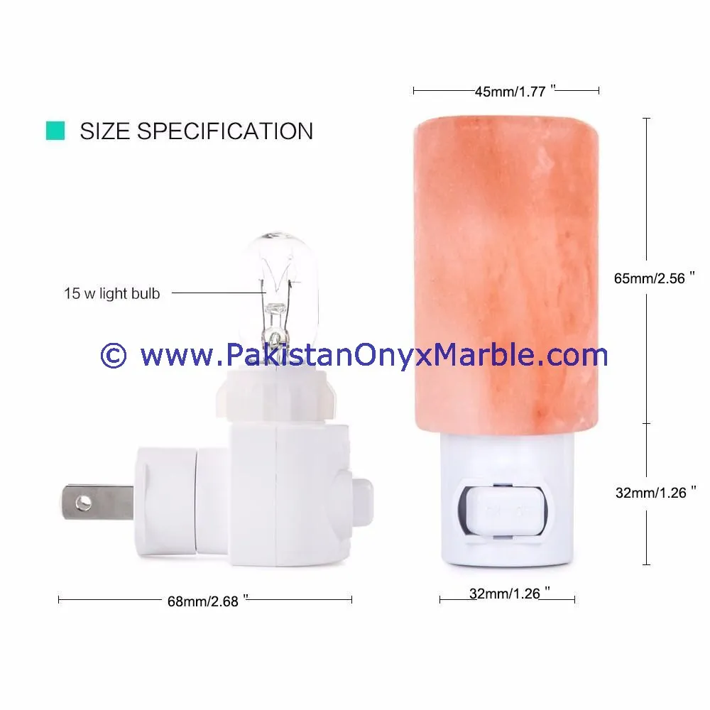 Manufacture and exporter himalayan Night Lights salt lamps crafted Manufacturers exporter Pakistan