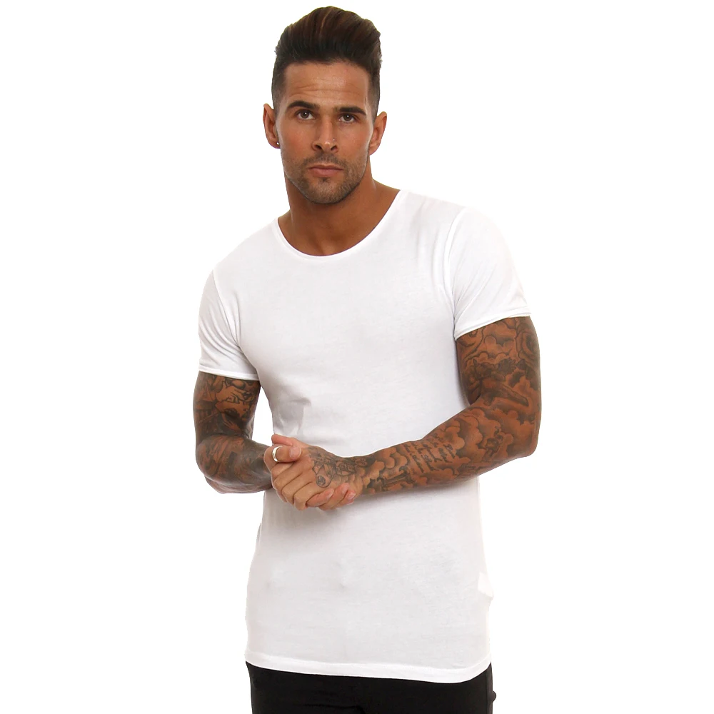 OEM  fit gym sportswear skin custom logo muscle tight t shirts for men cheap