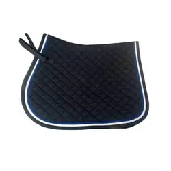 Diamond Quilted Corded Premium Fabric Horse English Saddle Pad
