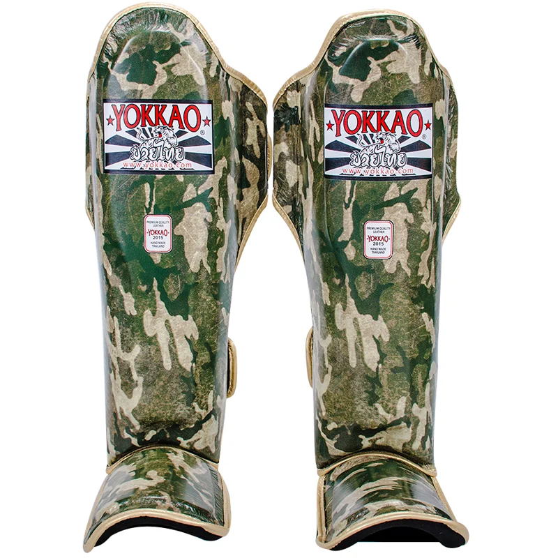 
Army style shin guard mma muay thai kick boxing 2017 
