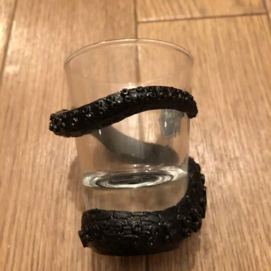 Kraken Black Spiced cup, Kraken Black Spiced rum cup, octopus cup