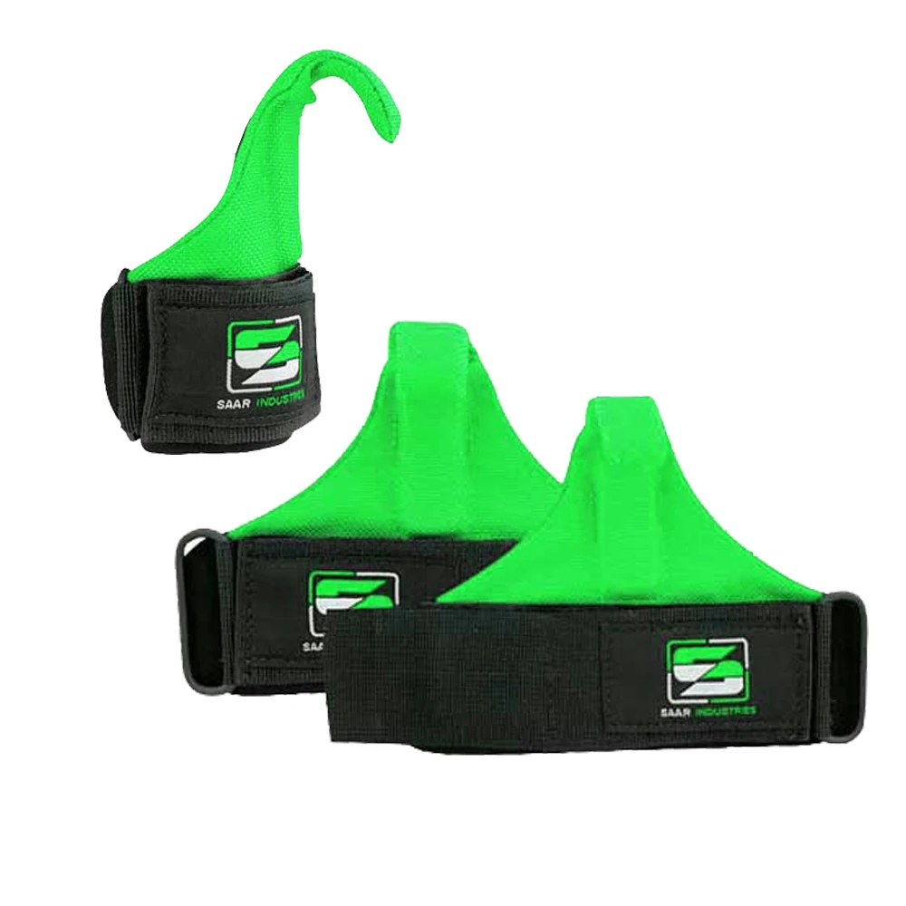 Best Selling High Quality Customized Design and Color Gym Heavy Weightlifting Iron Mat Hook Straps Wrist Support Iron Mat Hook