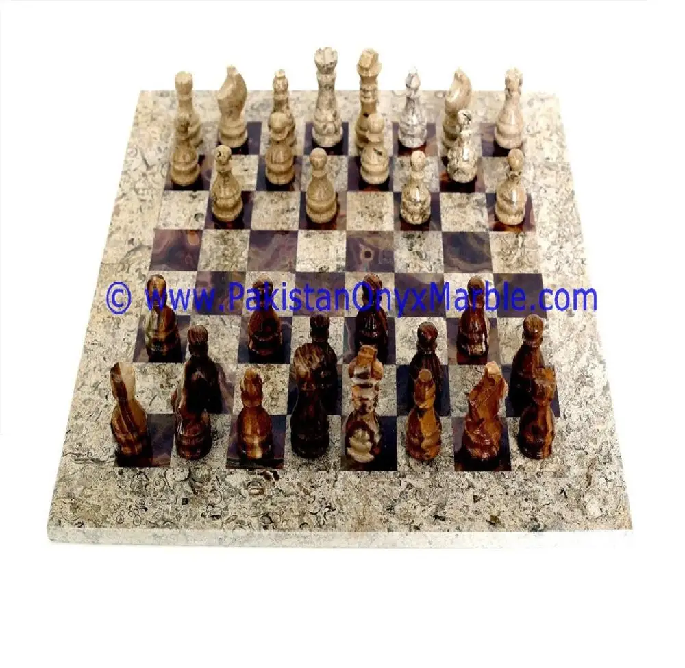 Уникальный дизайн шахматные доски оникс с фигурками