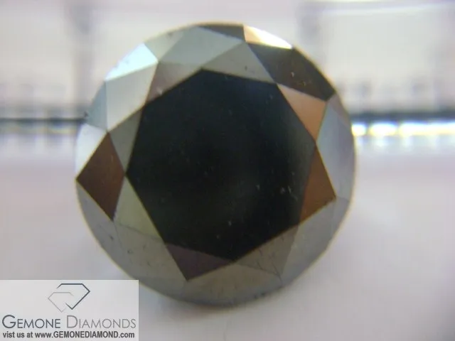 Excellent Quality Round Brilliant Cut Black Loose Moissanite Synthetic Diamonds,Black Moissanite Price Per Carat