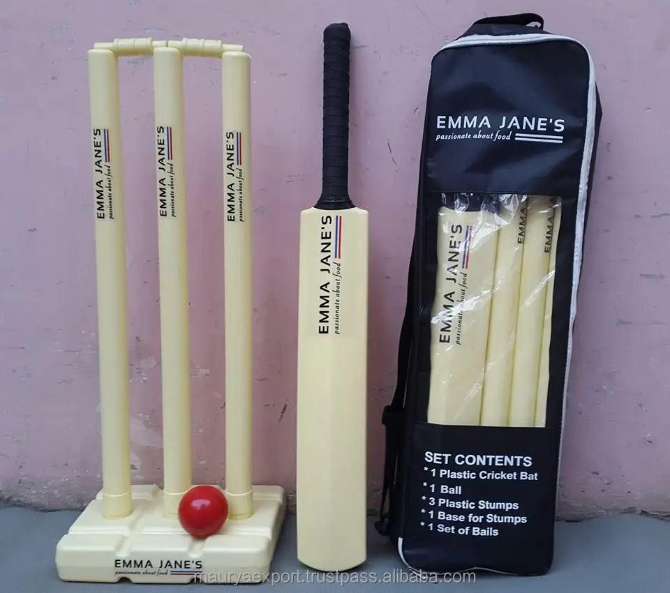Wholesale Customized Branded Plastic Cricket Set Unisex Educational Toy for 2-4 Years & 5-7 Years for Gifts