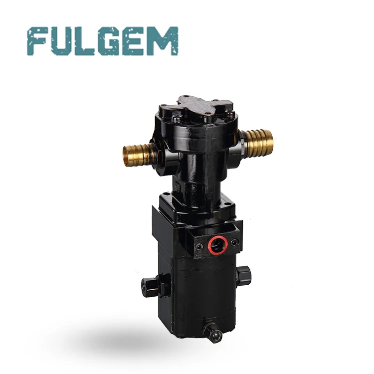 
Hydraulic driven brine pump for snow blowers 