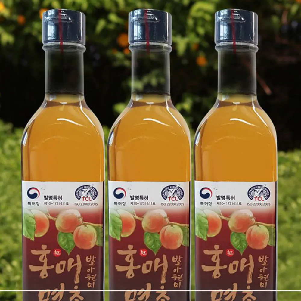2020 best south korea Premium Red Plum Blossoms Grain Vinegar