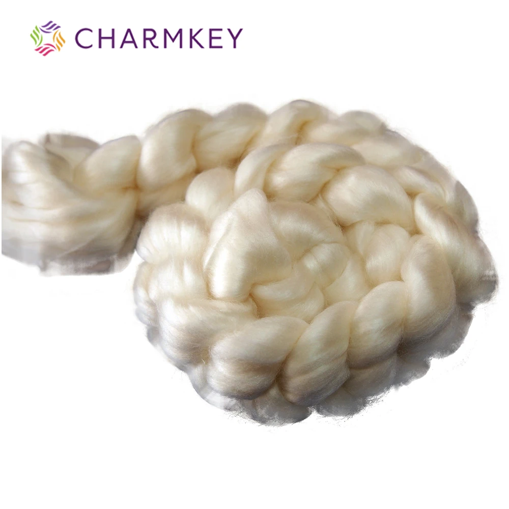  Charmkey натуральная гладкая 3D * 88 мм 100% Бамбуковая волоконная нить