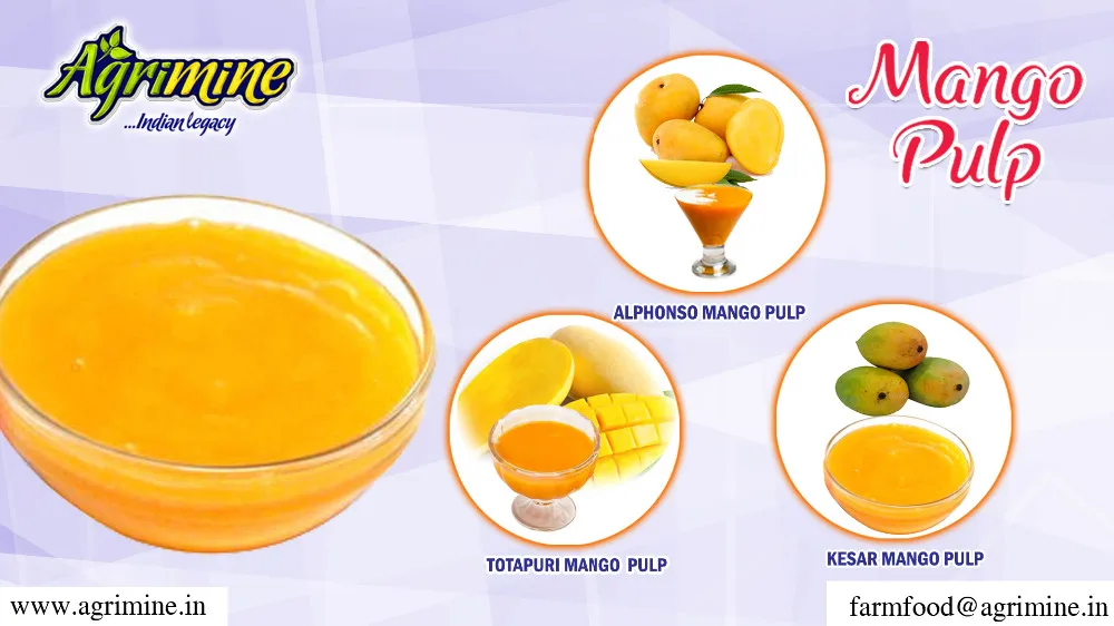 
Indian fresh mango pulp 