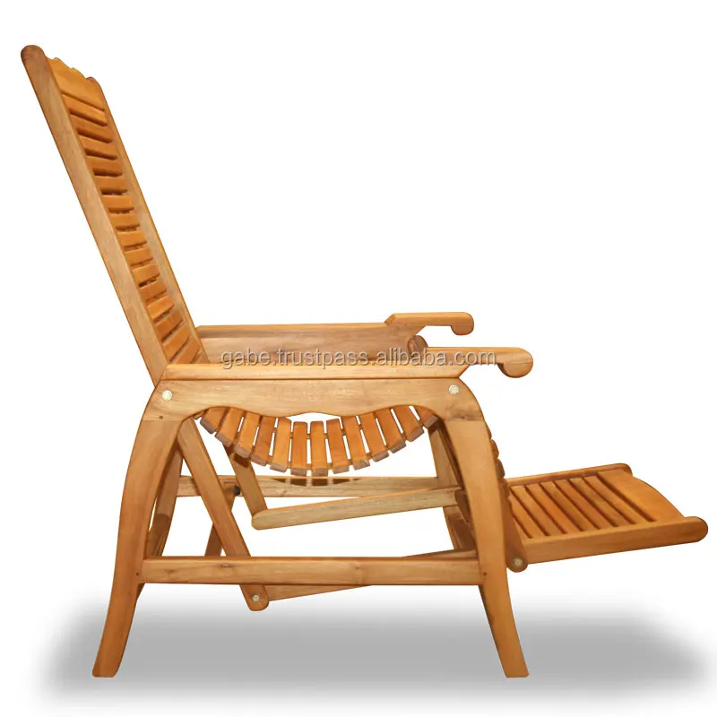 Rocking Chair bermuda adjustable solid teak wood