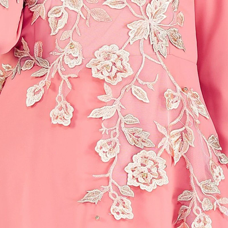 Latest Fashion Abaya Design Muslim Abaya Modest Long Skirt Dress Elegant Bridal Wedding Party Lady Dresses