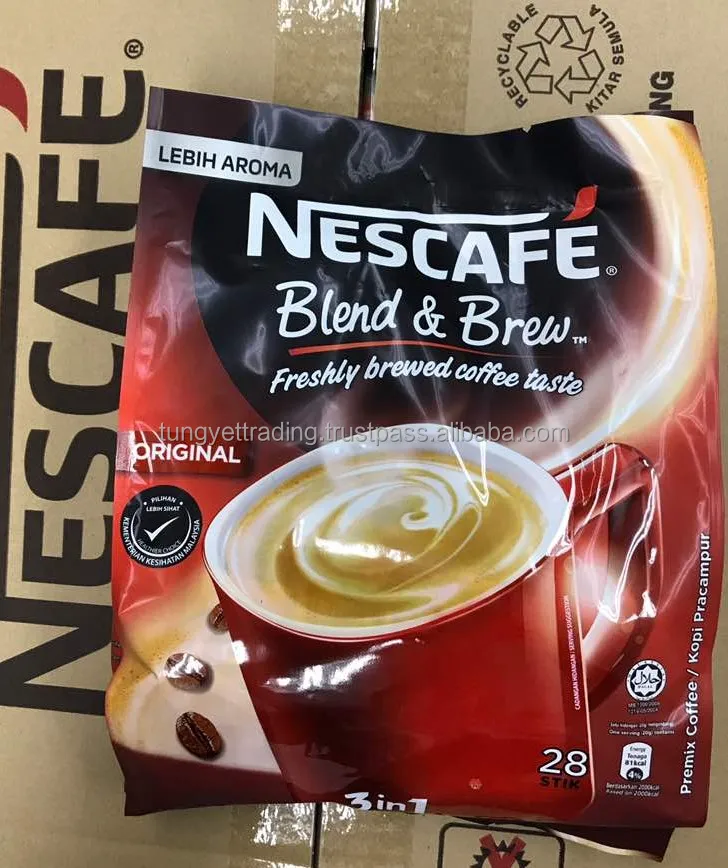 
 Премиум кофе из Малайзии-смесь Nescafe & Brew - 3 в 1 палочки  