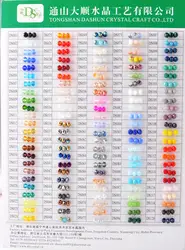 Fashion Accessories 2mm 3mm 4mm 6mm 8mm Bicone Crystal Bead Glass Bead