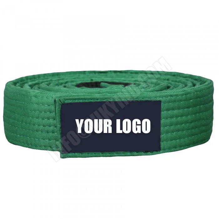 High quality 100% preshrunk fabric fashion bjj hemp belt BJJ Jiu Jitsu Kimono and belts