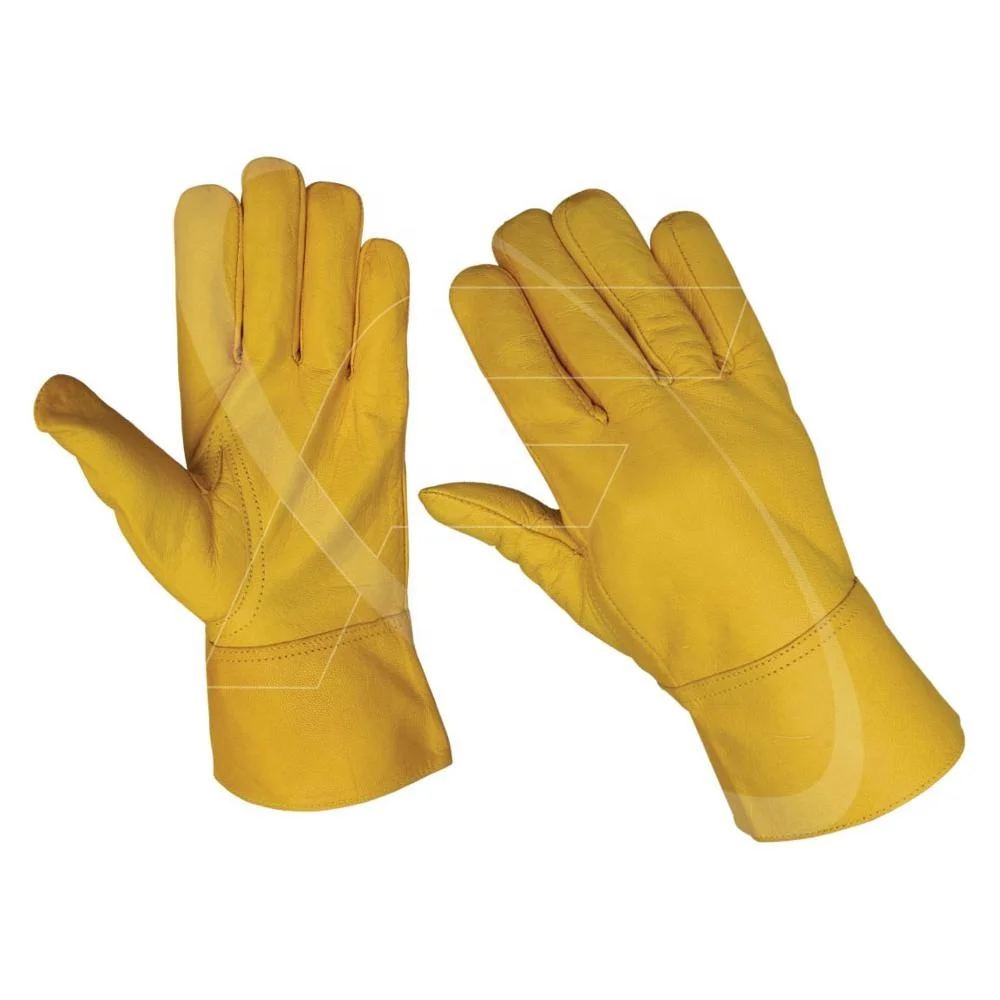 Top Quality Tig Welding Gloves in Premium Goatskin Leather Argon Gloves Hand Protection Gloves for Welders