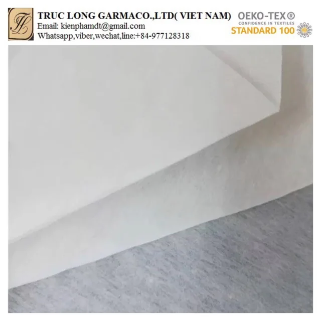 high quality hot water dissolving 90C embroidery backing paper,hot melting