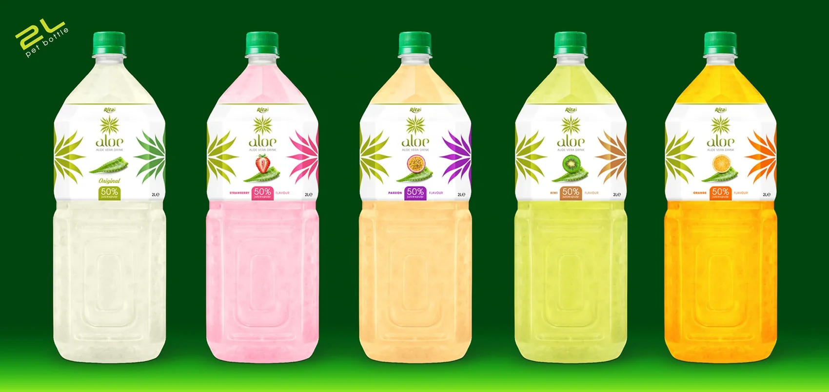 Vietnam Manufacturers 1500 ml Pet Bottle Mango Flavor Aloe Vera Drink