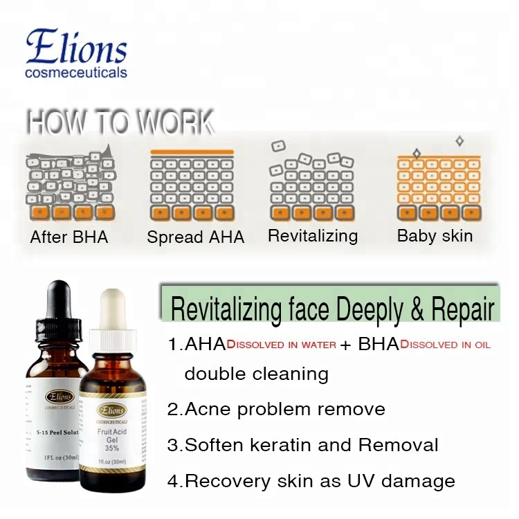 Facial Alpha Hydroxy Acids Salicylic Acid Treatment Skin Care Super Whitening Kit