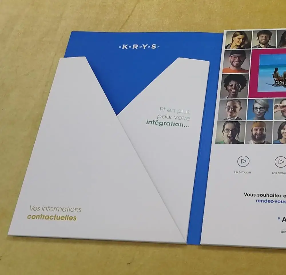 2021Newest Video Mailer Postcard with Pocket Function 9inch HD Screen Video Magazine Leaflet Brochure Unique Video Promotion