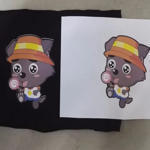 Self weeding NO cut A4 a3 dark textile heat transfer paper